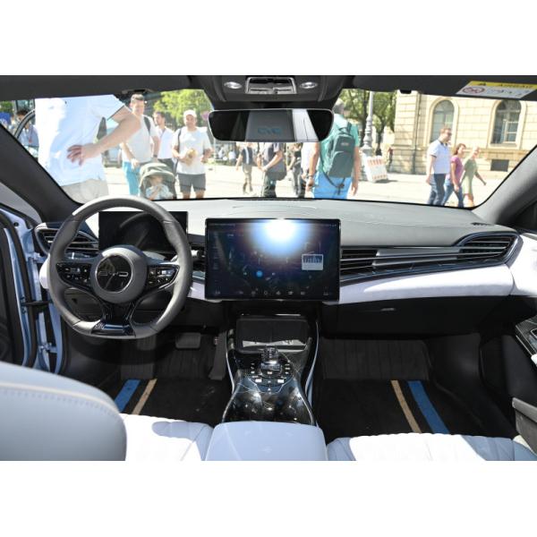 BYD Plug In Hybrid 5 Seater Sedan Vehicle Automobile Black White