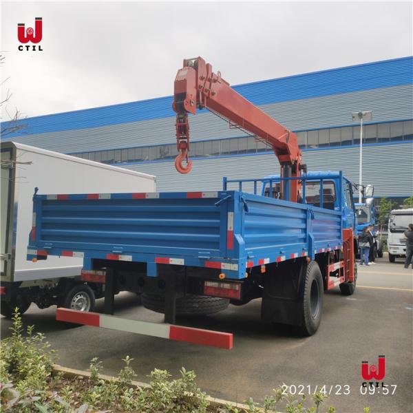 Euro Folding Truck Mounted Hydraulic Crane 4x2 Loading