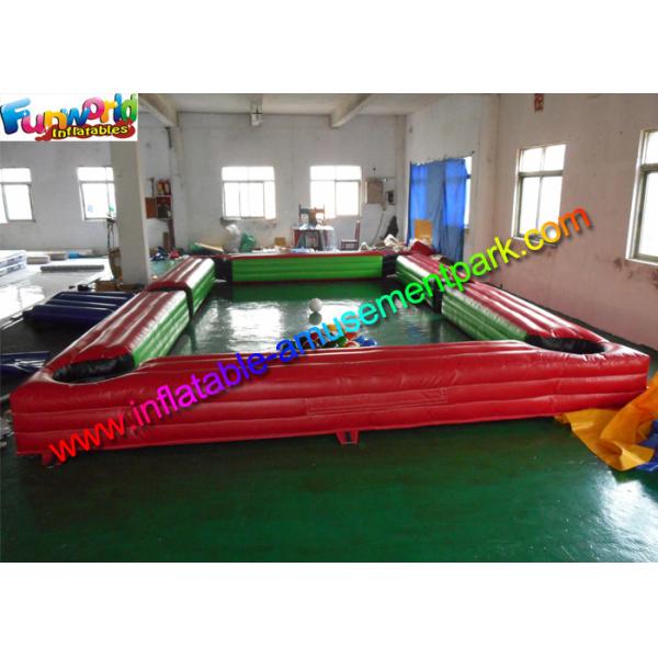 Popular Inflatable Soccer Field , interactive outdoor games With PVC