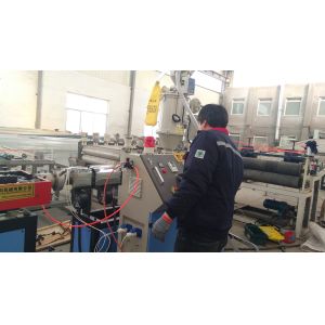 China PE Single Wall Corrugated Pipe Production Line PVC PE Electrical Wire Conduit Pipe Making Machine on sale