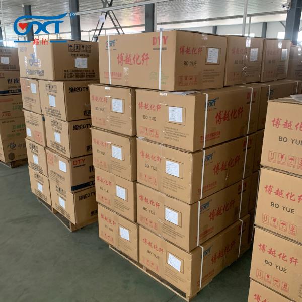 High Strength Drawn Textured Yarn Dty 50D 24F White Black Filament