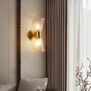 China Creative Copper Wall Lamp Luxury Living Room TV Background Wall Light（WH-OR-180) wholesale