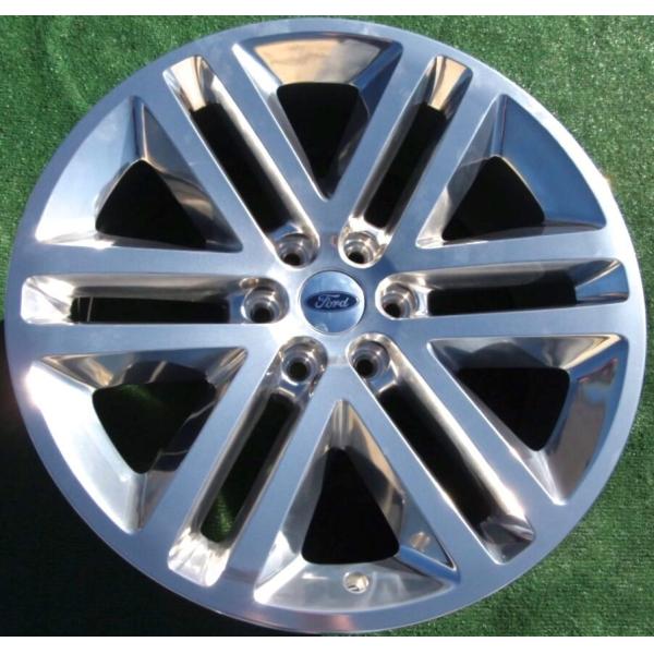 22x9.5 Polished Replacement Ford Replica Wheels 3993 For 2015-2017 Ford Expedition
