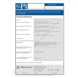 1stshine Industrial Company Limited Certifications