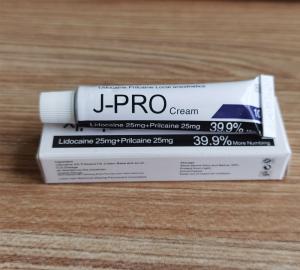 China J-PRO 39.9% Lidocaine Facial Numbing Cream Tattoo Facial Treatment Eyebrow Tattoo Pain Relief wholesale