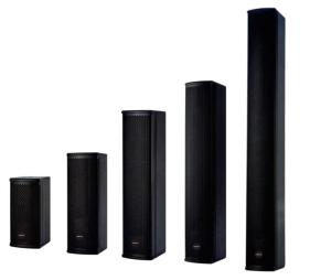 China Full Frequency Linear POE Column Speaker Built In DSP Processing wholesale