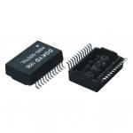 High Voltage Safety 24 PIN Power Ethernet Transformer SMD for 1000BASE