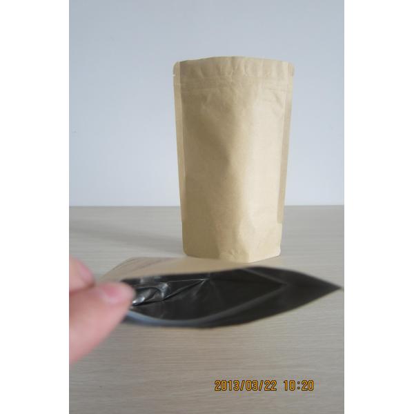 Aluminium Foil Stand Up Pouch For Coffee Packaging bags , food organizer bag