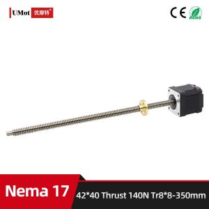 42x42mm Hybrid Nema 17 Stepper Motor with Lead Screw and Linear Motion Control