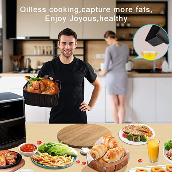 Kitchen Appliance Digital Air Fryer Multi Functional Dual Touch Screen