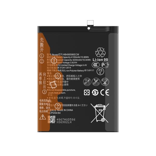 HB486586ECW Li-ion Polymer Battery for Huawei Honor V30 Mate 30 Nova 6 5G P40 Lite Black