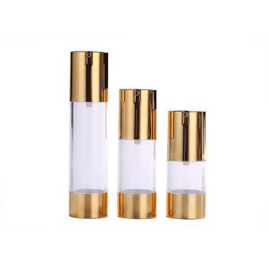 China Cream Foundation Pump Bottle Airless Dispenser Bottles 15ml 30ml 50ml wholesale