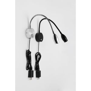 Dimmable touch switch bedside reading light/hotel reading wall light with usb