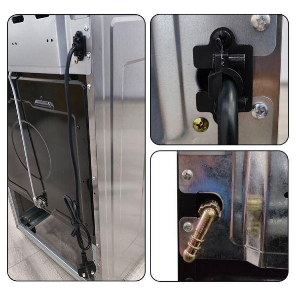 Brass Burner Cap Commercial Free Standing Oven Multifunctional Freestanding Gas Cooker Oven