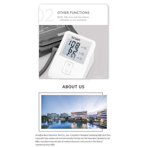 Household Upper Arm Digital Blood Pressure Meter High Blood Pressure Monitor