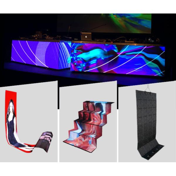 Foldable Retail LED Display Video Wall / P6 Outdoor LED Display Panels 8M View Distance