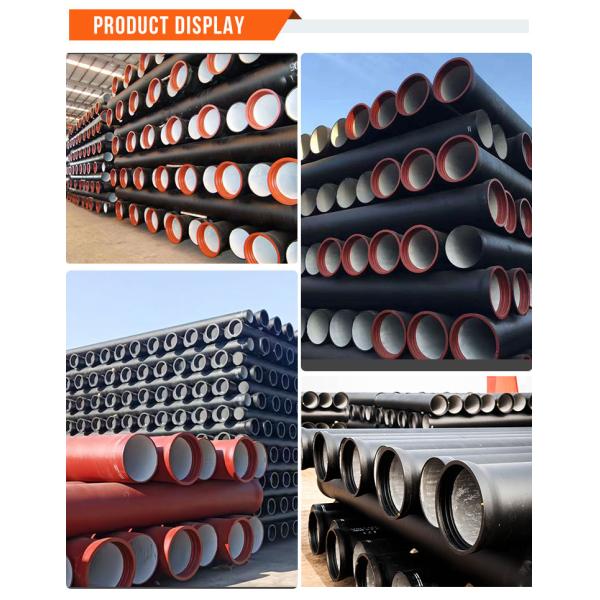 Circular Hollow Section Pipe , Ductile Iron Steel Pipe For Water Supply / Sewage Treatment