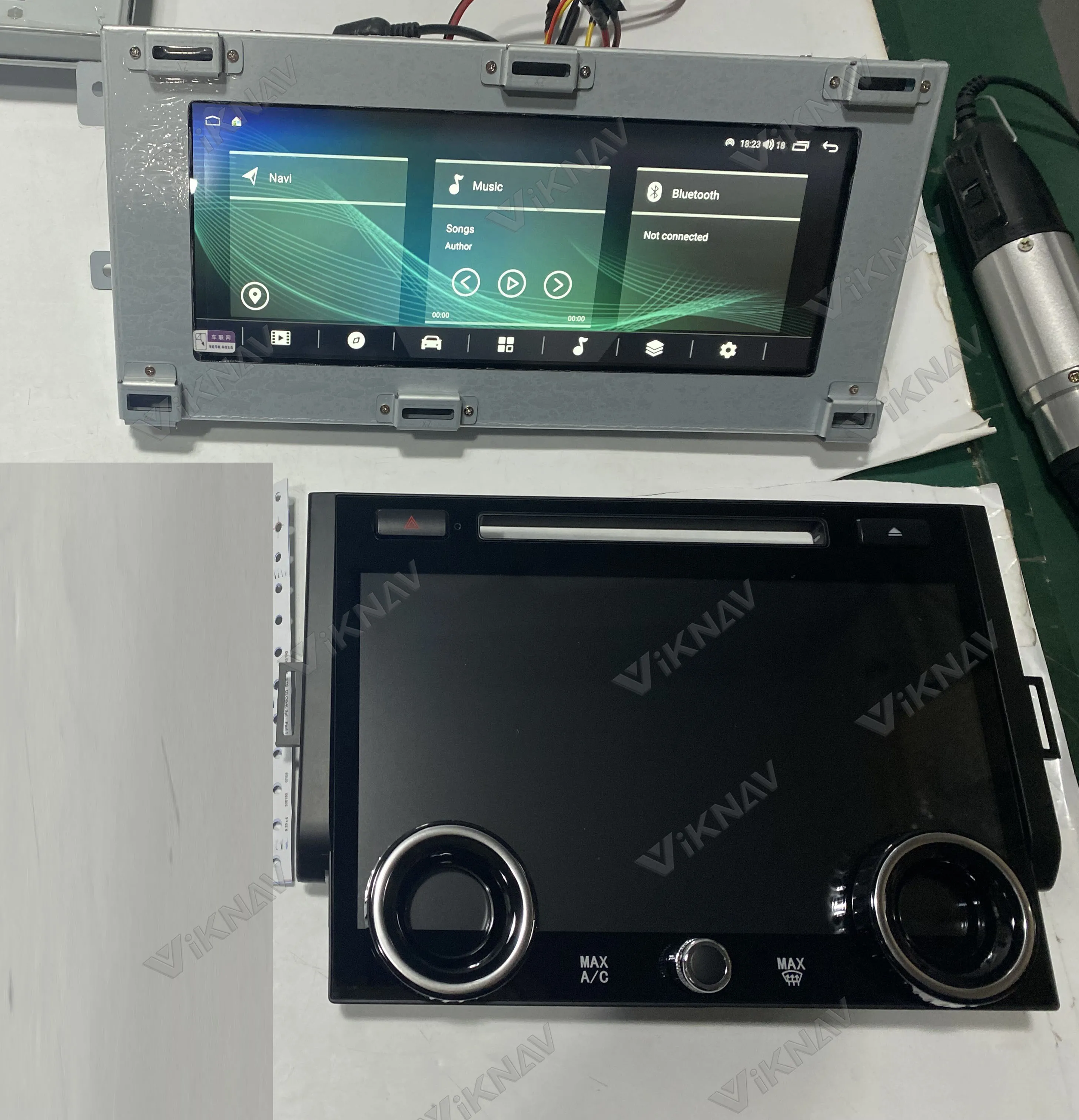 Viknav Android 12 Touch Screen Car Radio For Range Rover Sport L494 2013-2017 GPS Navigation Multimedia Player Android Auto