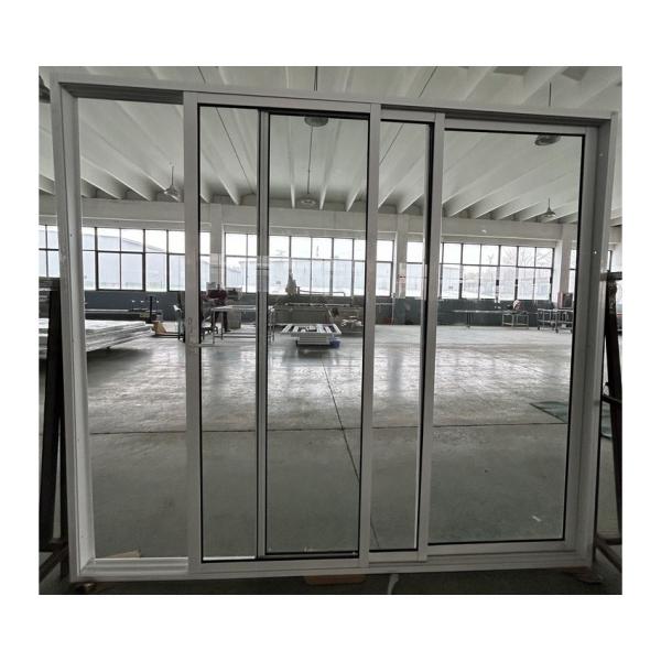 Hurricane Impact Aluminum Sliding Door For Balcony Big Tempered Glass Sliding Door
