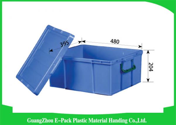 Quality Logistics Virgin PP Stackable Plastic Containers , Standard Industrial Storage Bins for sale