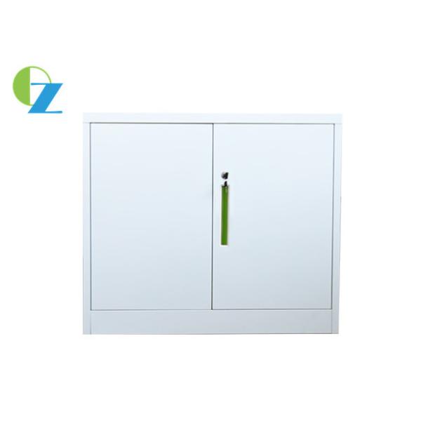 Cold Rolling Steel 2 Door Filing Cabinet Slim Edge , Metal Office Storage Cabinets