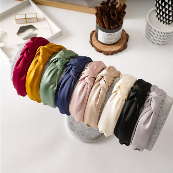 GLH001 Vintage satin hair headband women's accessories wholesale Europe United States knotting