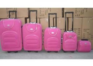 China 170T Lining Silk 8 Wheel Suitcase , 4 Pcs Carry On Travel Luggage With Wheels wholesale
