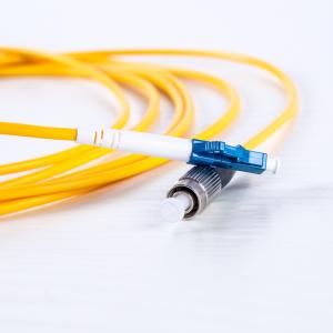 China LC SC OM1 Multimode Fiber Optic Cables Duplex Fiber Optic Patch Cord on sale