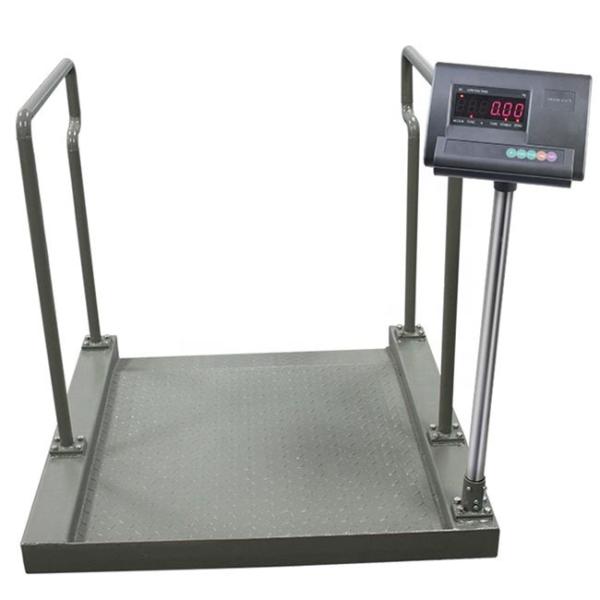 Hospital Electric Heavy Duty Floor Scales Powder Coated 500kg for Wheelchair