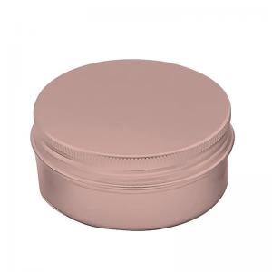 China 60g 80g 100g 120g Lotion White Aluminum Jar Metal Tin Container on sale