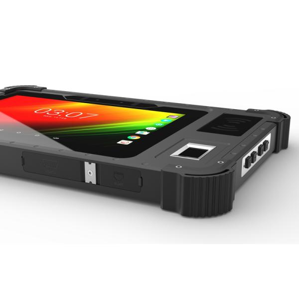 8" 3G 4G LTE MTK6765 Octa Core Industrial Android Tablet Pc With Biometric Fingerprint NFC Reader