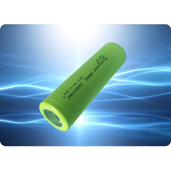 Quality 3.6V 21700 Battery 5500mAh 30A High Capacity 500 Cycles for sale