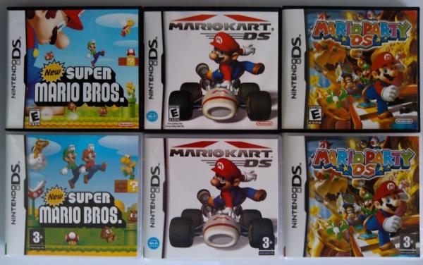 Quality MIX Top Seller Classic ds games for ds dslite dsi xl 3DS games Animal Crossing Mario bros kart party DK luigi for sale