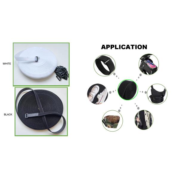 Dansky Factory Price High Quality Nylon Hook and Loop Sticky Strong Hook and Loop Tape on Same Side