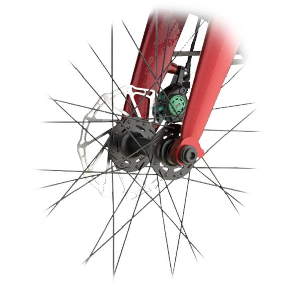 50Km/H Electric Motor Fat Sports City Bike 13.2AH Rear Hub