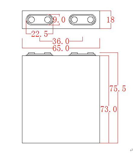 Power Tool 3.2V 5AH LiFePO4 Prismatic Cell Lithium Ion Battery