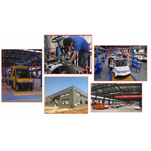 Imported KDS Motor 4 Seats Battery Operated Golf Cart Electric Cargo Vehicle