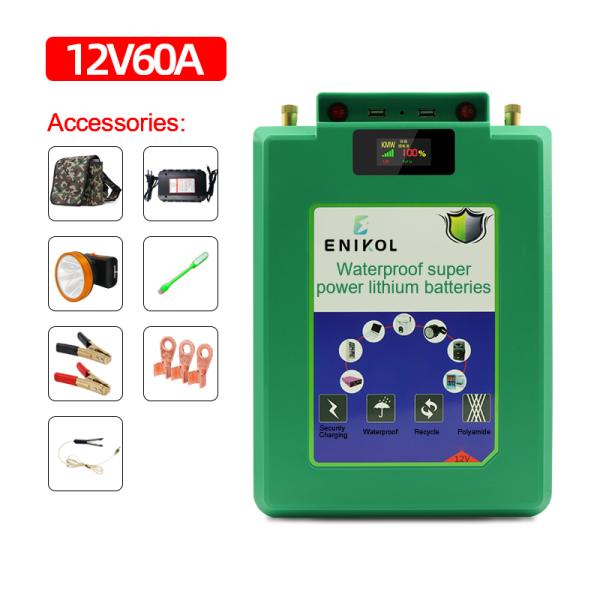 100Ah 12V LiFePO4 Deep Cycle Lithium Iron Phosphate Battery 1200Wh Built In BMS 48V