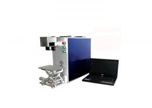20W Optical Fiber Laser Marking Machine For Metal , Laser Marking Systems