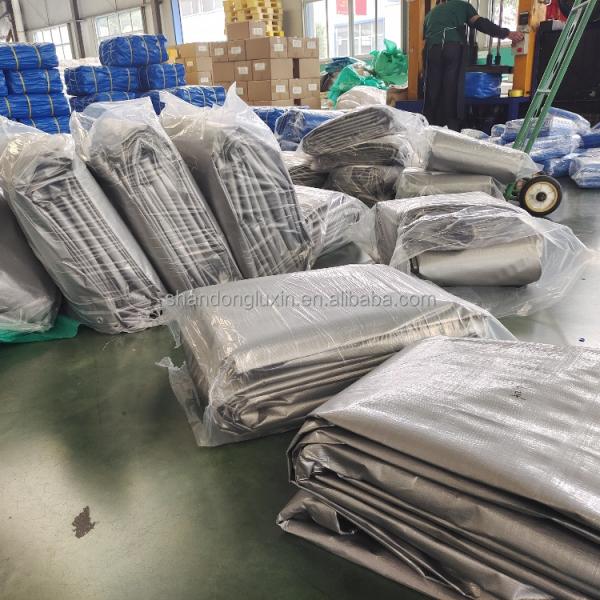 UV Treated PE Tarpaulin with High Density 8*8-14*14 Waterproof Outdoor Items