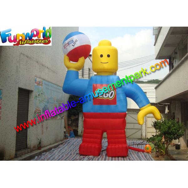 CE EN14960 Giant Advertising Inflatables American Eagle Model With Air Blower