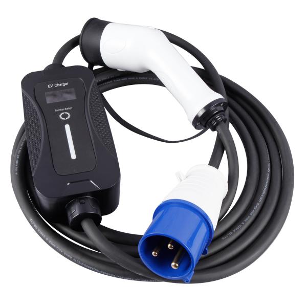 GBT mode2 charger 7kw single phase adjustable current portable ev charger for electric vehicle charging
