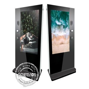 China 27 Outdoor Floor Standing Self Service Kiosk Contactless on sale