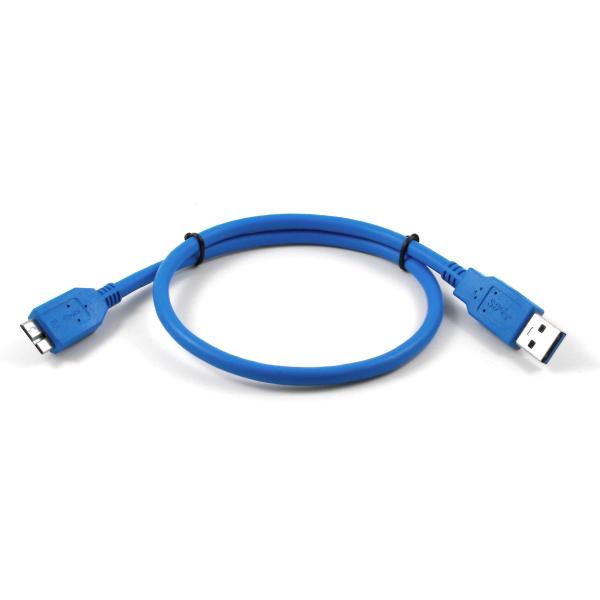 Blue USB3.0 A-type to USB3.0 micro B-type for print machine cable, 1.5m 2m 3m