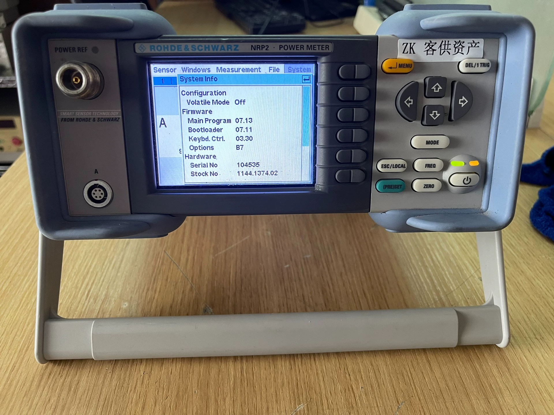China Used Rohde & Schwarz R&S NRP2  110 GHz EMC Test Equipment Multi Channel RF Power Meter on sale