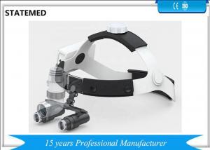 China 5W High Power Rechargeable Surgical Headlamp / Medical Led Headlight With Loupes wholesale