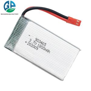 China Kc 25c High Rating Li Ion Polymer Battery Pack 3.7v 1800mah 6.6wh 903465 wholesale