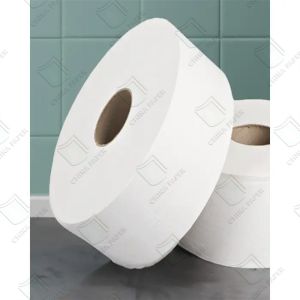 China Personal Hygiene And Cleaning Toilet Paper 13-25gsm Tear-Resistant Toilet Paper In Large Jumbo Roll on sale