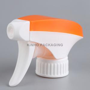 China Hand Spray Double Color Dual Shroud Mono Material Full All Plastic Trigger Sprayer Head For Spray Bottle 28/400 28/410 wholesale