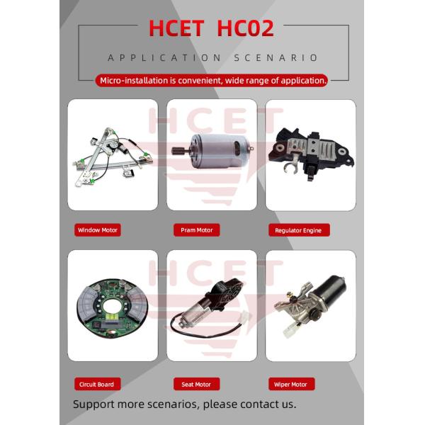 HC02-B Bimetal Motor Overload Protector 1-30A Adjustable Thermal Cutoff Switch for Power Liftgate Motor
